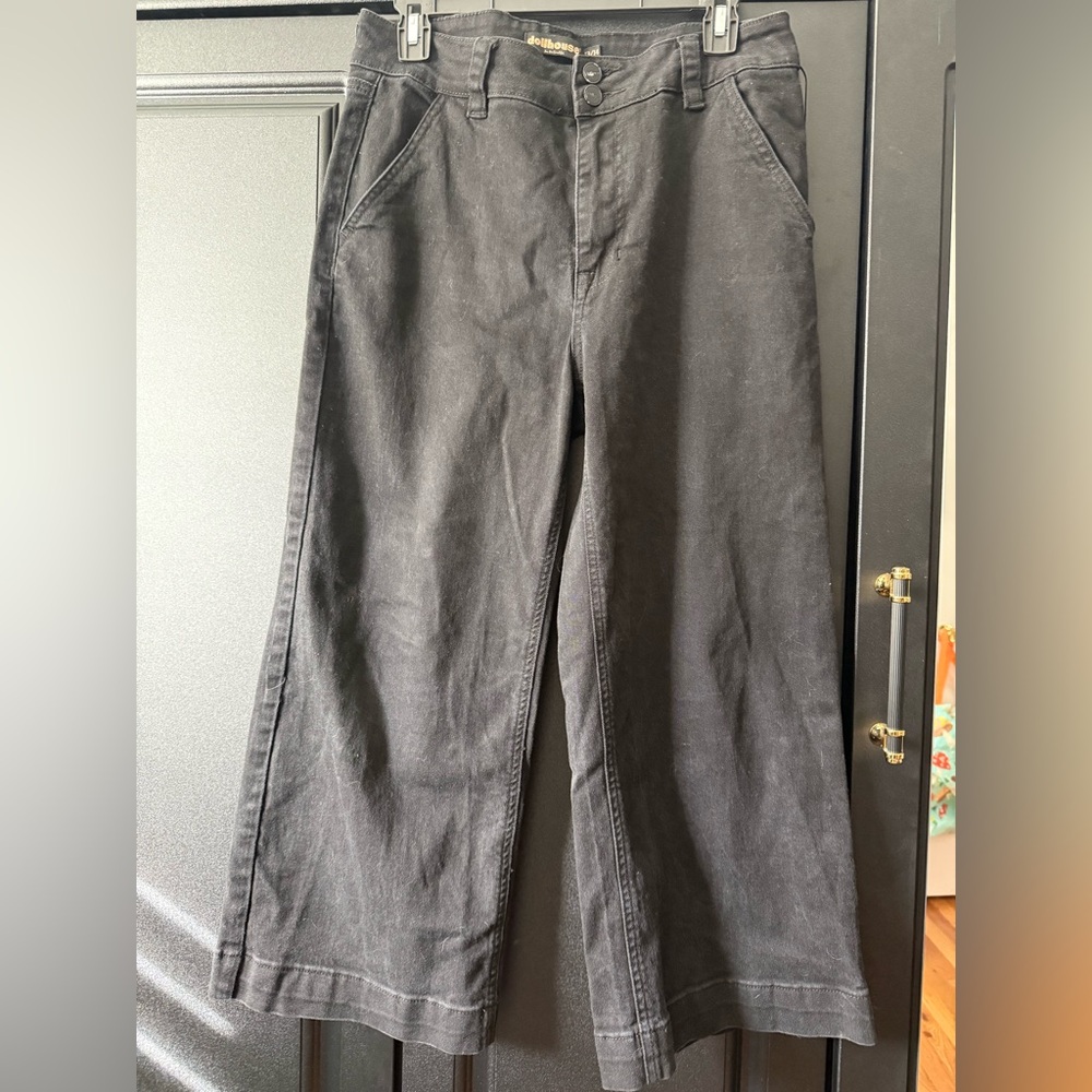 Dollhouse Junior Black Cropped Chinos